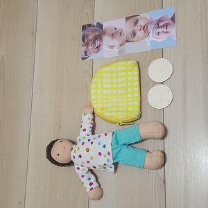 Retired lovevery 1st wallet with credit cards & 2 coins + gender neutral…